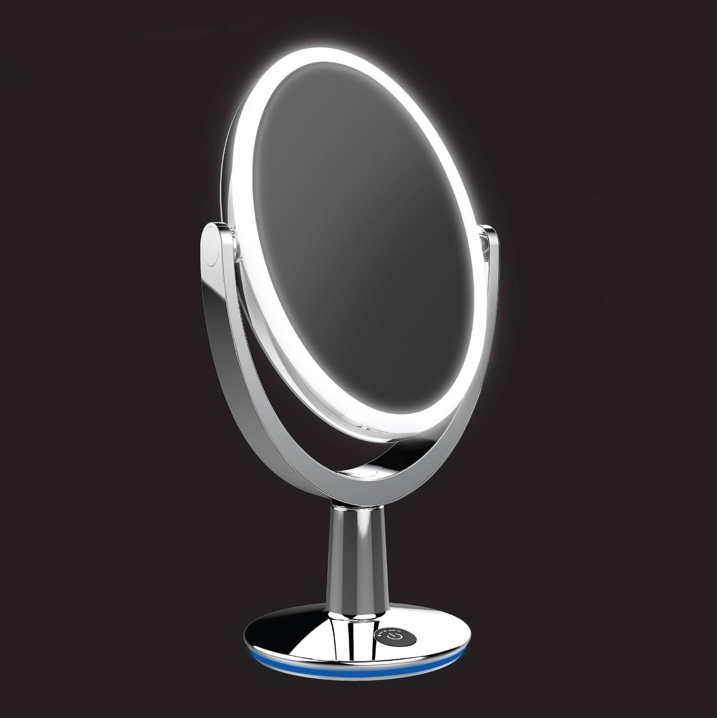 SUPERSTAR - 5X Magnifying LED Smart Makeup Mirror - Chrome - Glamour Makeup Mirrors
- 4