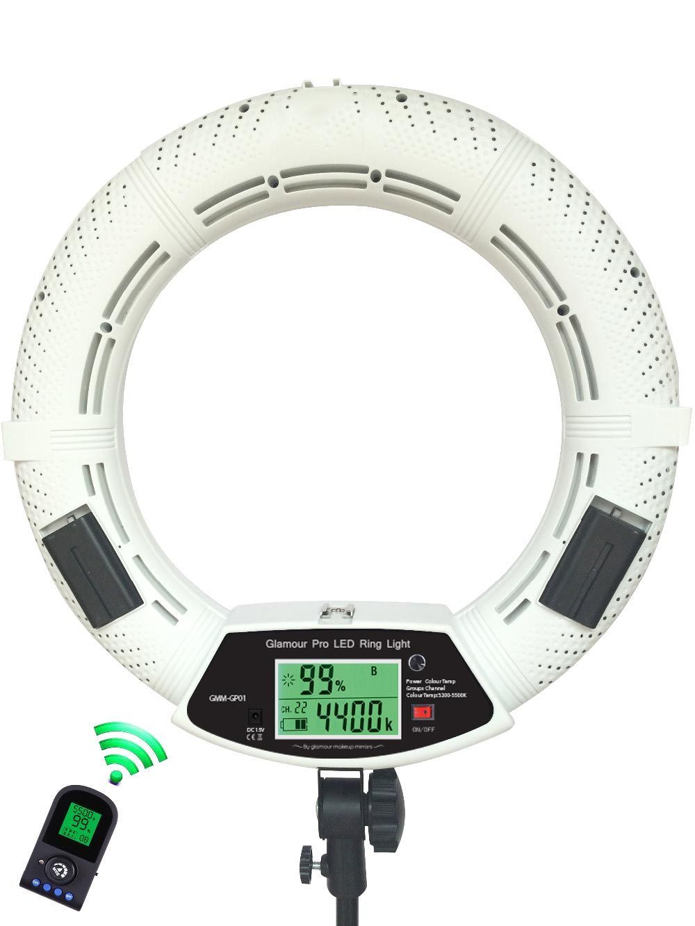 Digital Glamour Pro LED Ring Light - Black