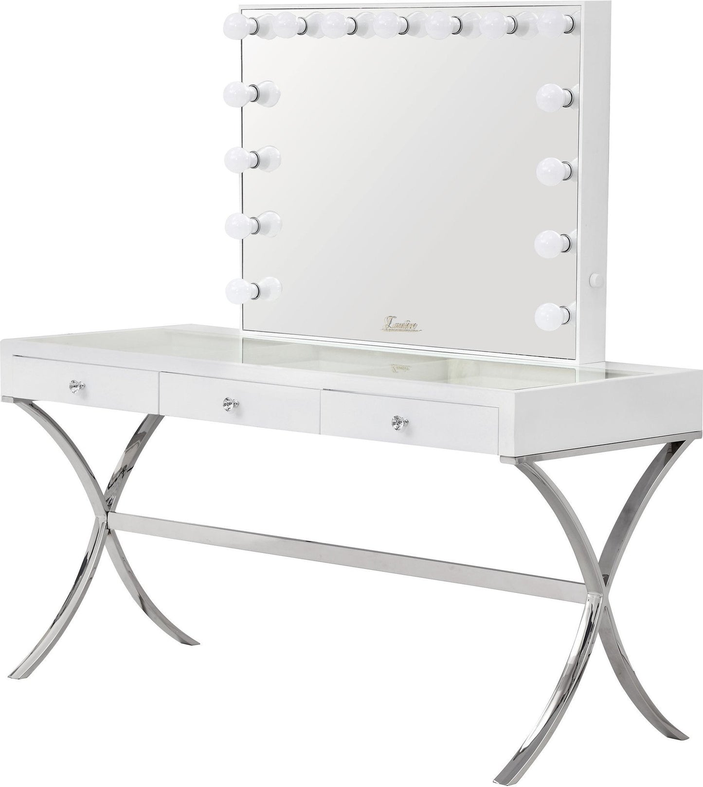 Glamour Vanity Makeup Table - Glamour Makeup Mirrors 
 - 2