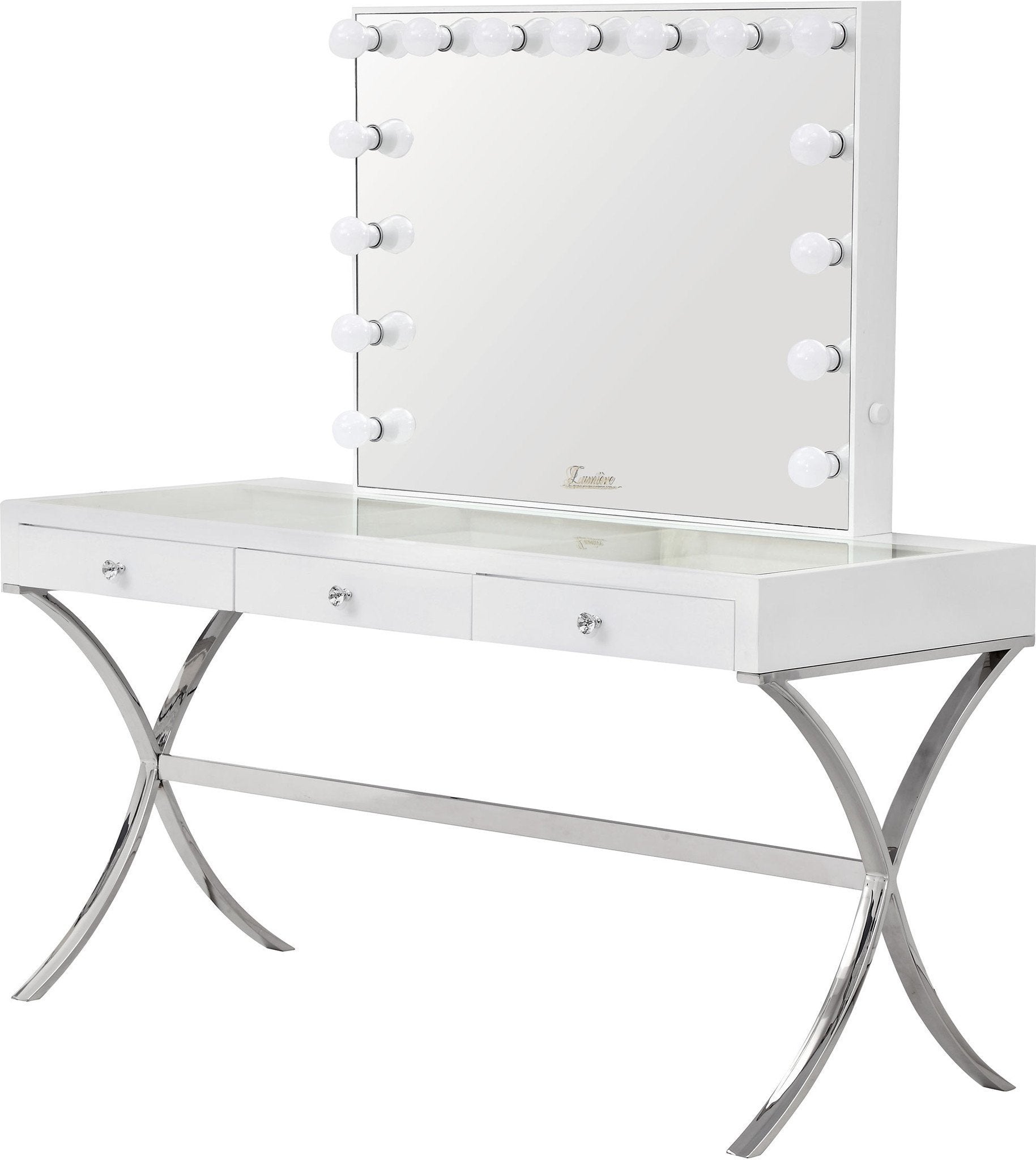 Glamour Vanity Makeup Table - Glamour Makeup Mirrors 
 - 2
