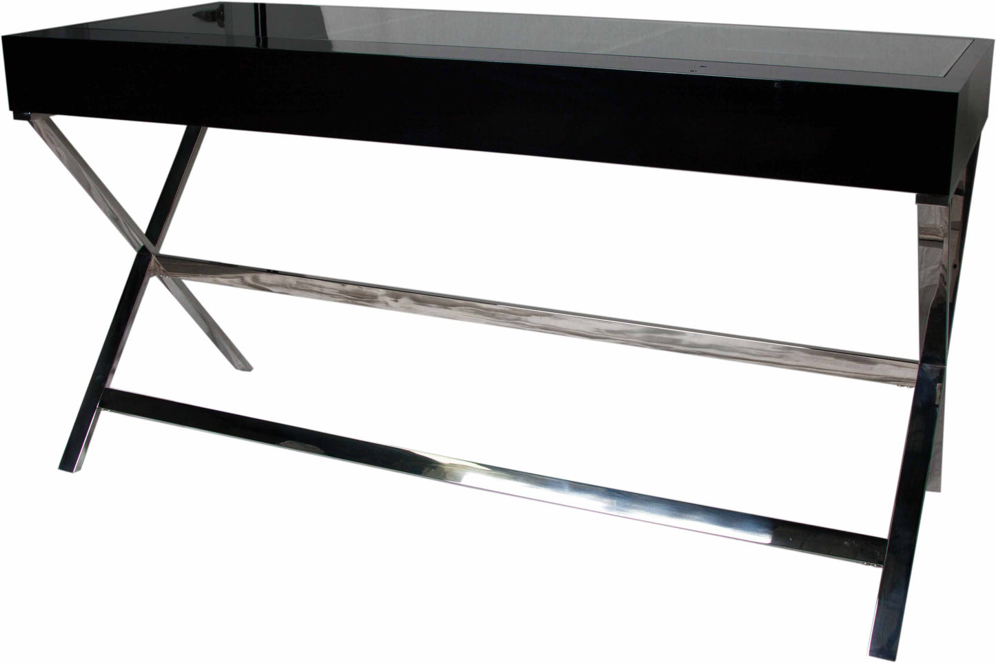 Glamour Vanity Makeup Table - Black (Refurbished)